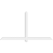 Ekena Millwork Eugene Architectural Grade PVC Gable Bracket, 84"W x 45 1/2"H x 4"D x 4"F, 13/12 Pitch GBP084X46X0404EUG00 - alternate 4